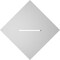 Ekena Millwork Arch Top Surface Mount PVC Gable Vent w/ 2"W x 2"P Brickmould Sill Frame, 42"W x 42"H GVPAR42X4203SN - alternate 2